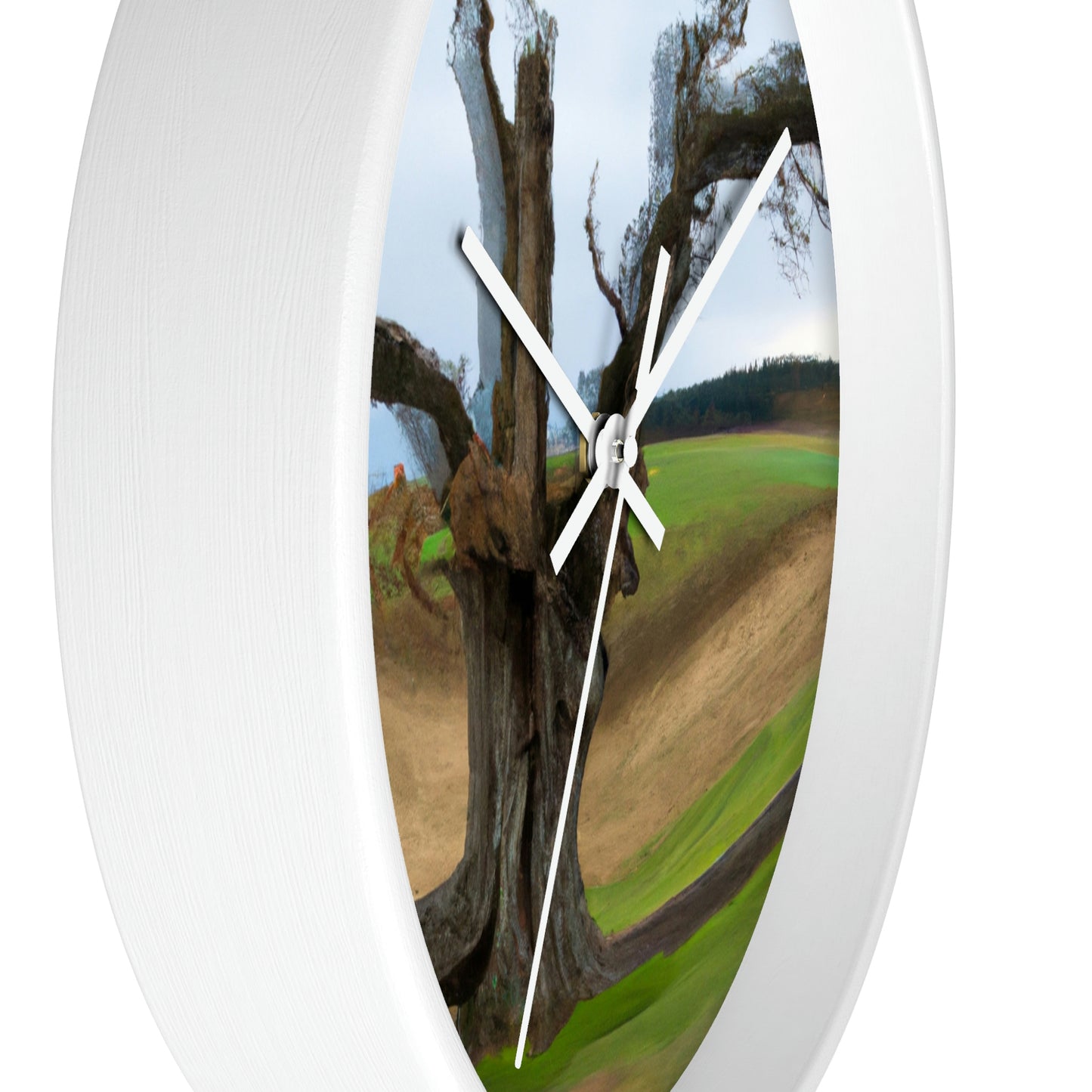 "A Shadow in the Meadow: The Last Standing Tree" - The Alien Wall Clock