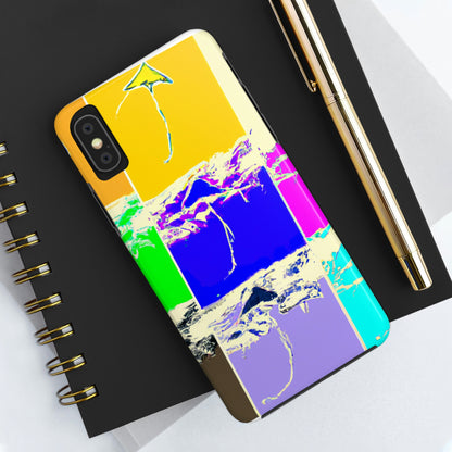 "Kites Aflatter in the Vibrant Sky" - Die Alien Tough Phone Cases