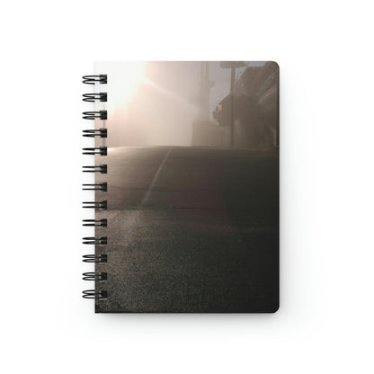 "A Gleaming Dawn in a Misty City". - The Alien Spiral Bound Journal