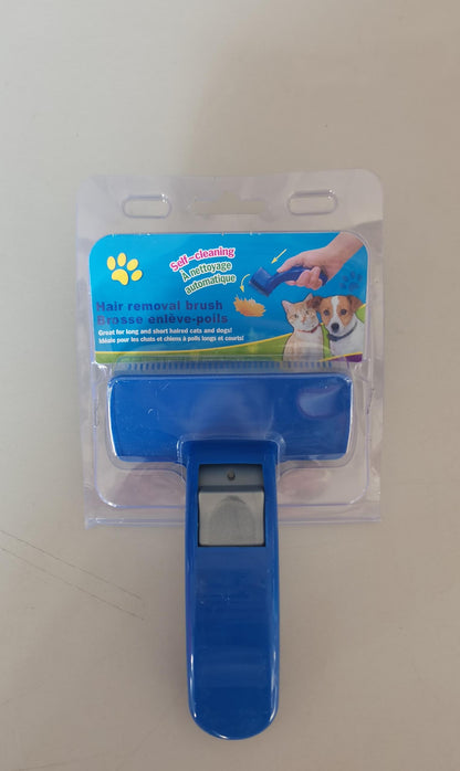 Peine cepillo para mascotas, peines autolimpiantes para cachorros, perros y gatos, recortador de pelo, herramientas de aseo para perros, animales, suministros para limpieza de mascotas 