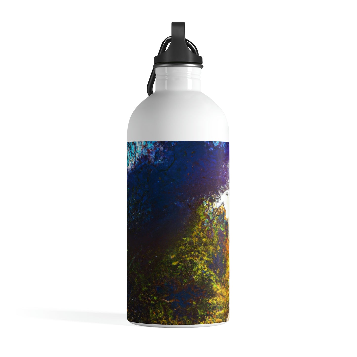 "Ein Lichtstrahl auf einem vergessenen Pfad" - Die Alien Edelstahl-Wasserflasche