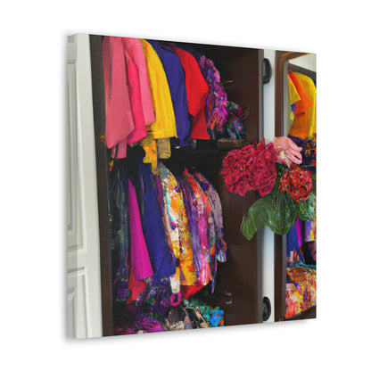 "The Boldest Hues in My Wardrobe" - Canvas