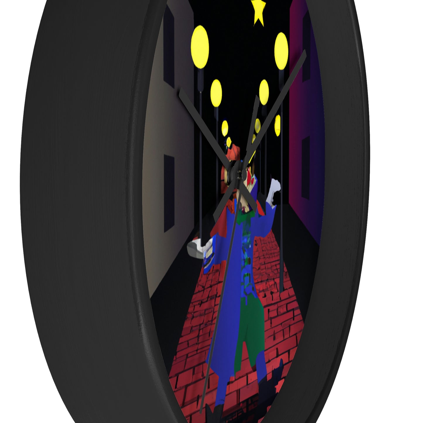 "Alley Star Juggler" - The Alien Wall Clock