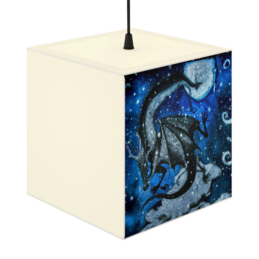 "Frosted Moonlight Dragon" - The Alien Light Cube Lamp