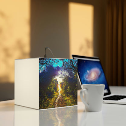 "A Beam of Light on a Forgotten Path" - The Alien Light Cube Lamp