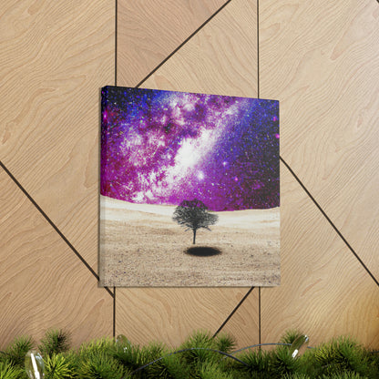 "Árbol solitario de polvo de estrellas" - The Alien Canva