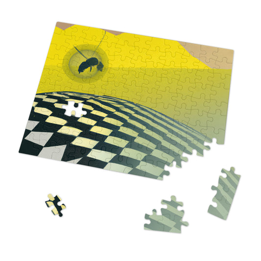 "Lost and Found in the Desert: A Bee's Journey" - The Alien Jigsaw Puzzle