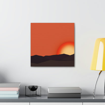 Sunset Artist. - Canvas