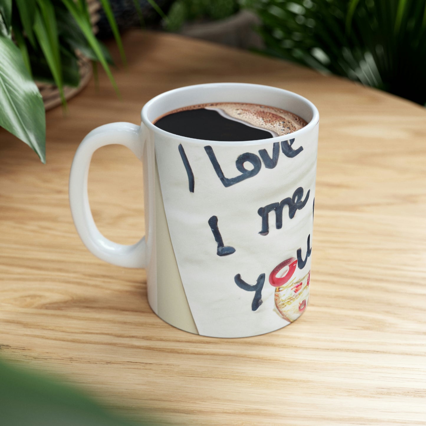 "A Pizza-Loving Love Letter" - The Alien Ceramic Mug 11 oz