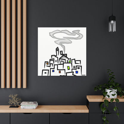 The City In The Mist - The Alien Canva