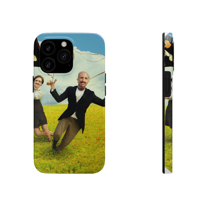 "A Kite Day in the Meadow" - The Alien Tough Phone Cases