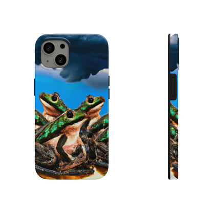 "Ein Froschchor im Gewitter" - Die Alien Tough Phone Cases