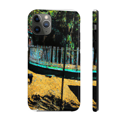 "Lost in the Shadows of Oblivion: A Journey Through the Abandoned Zoo" - The Alien Tough Phone Cases