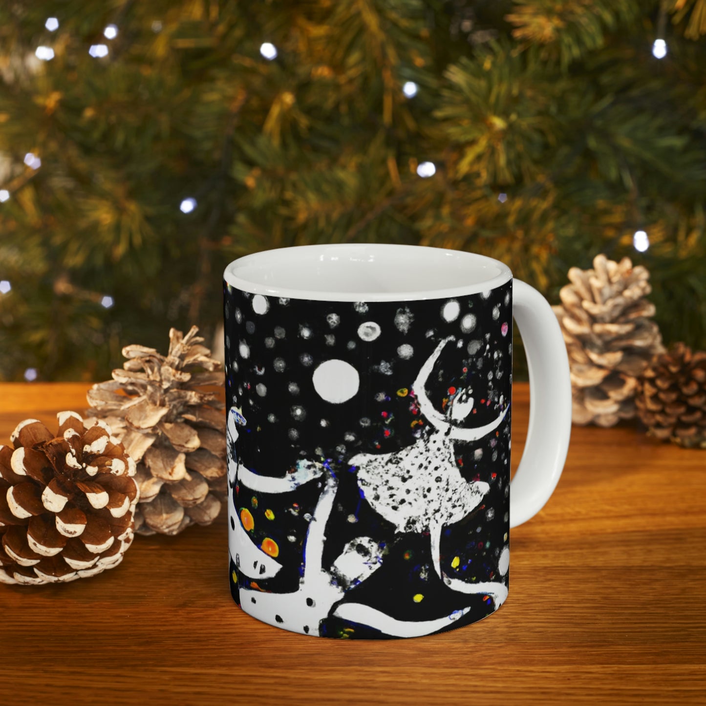 Twinkling Starlight Dance of the Fairies - The Alien Ceramic Mug 11 oz