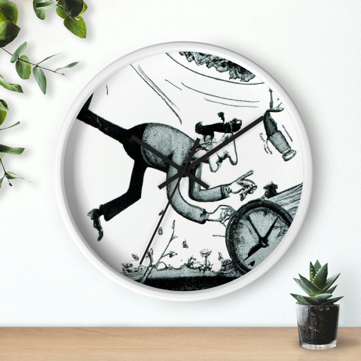 "Chronological Conquests: Taming the Wild Clock" - The Alien Wall Clock