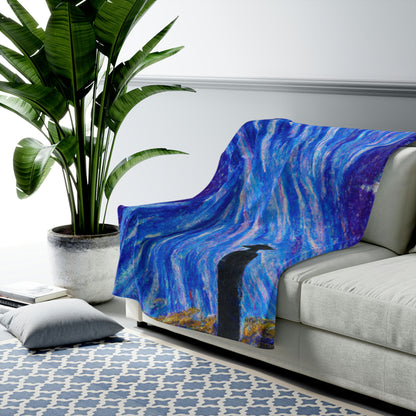 "A Starlit Solace" - The Alien Velveteen Plush Blanket