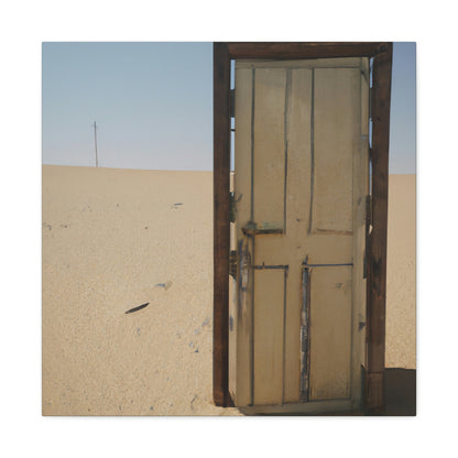 "The Mysterious Desert Door" - The Alien Canva