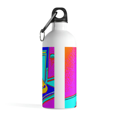 "Fox by Firelight". - The Alien Stainless Steel Water Bottle