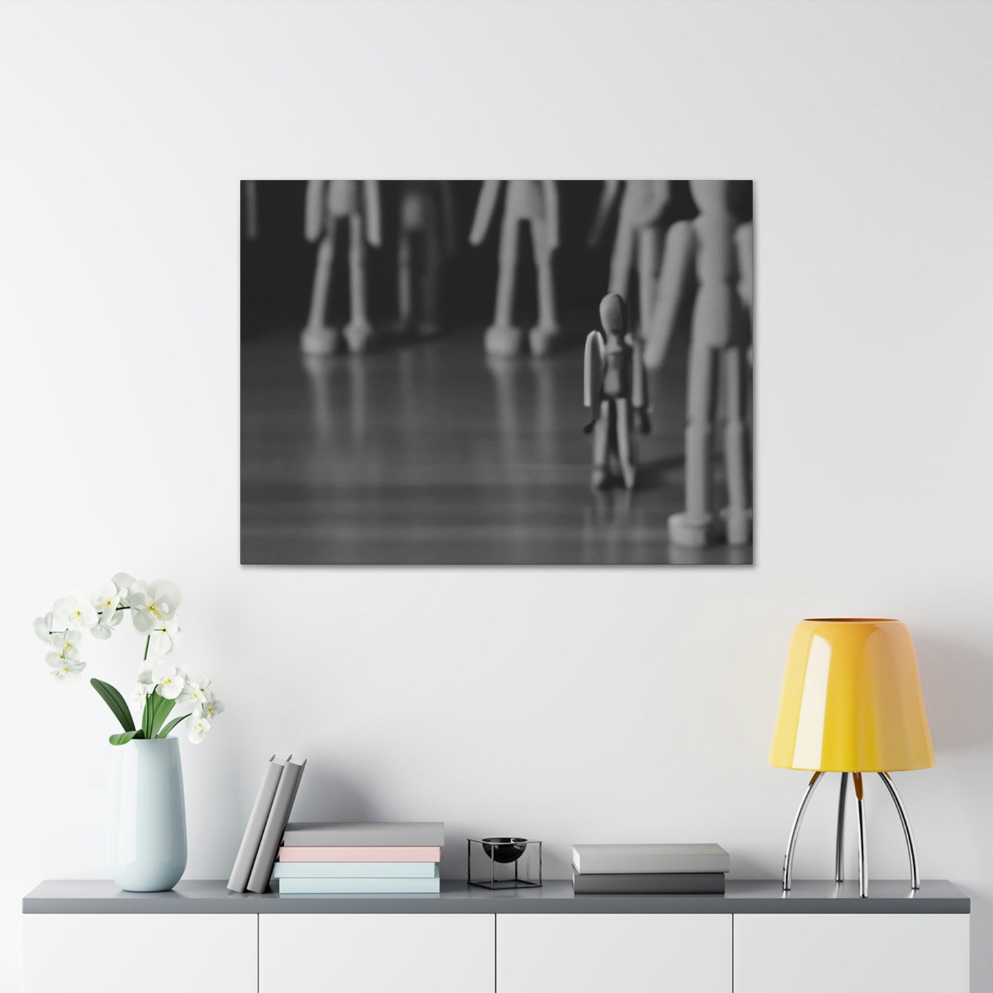 "The Stillness of the Crowd" - Canvas