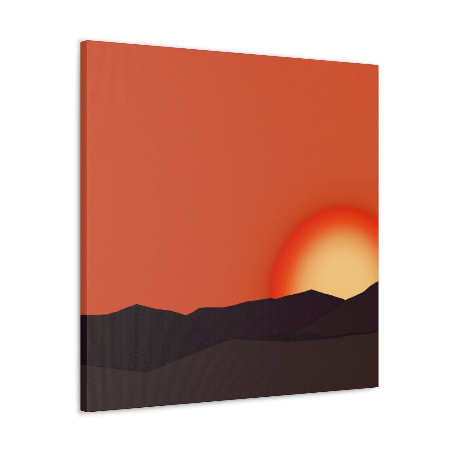 Sunset Artist. - Canvas