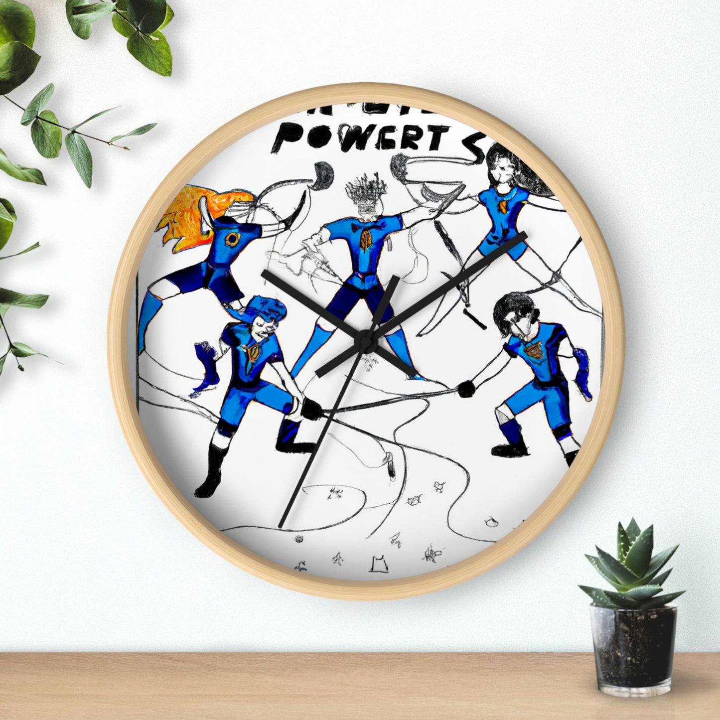 "Magical Throwdown: The Sports Team Challenge" - The Alien Wall Clock