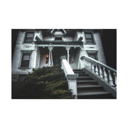 "The Haunted Stairway of Mystery" - The Alien Canva