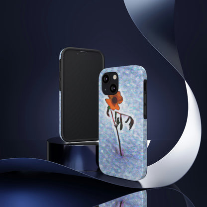 "Eine Blume, die sich weigert zu zittern" - Die Alien Tough Phone Cases