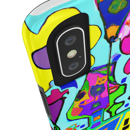 "A Mystical Garden of Rainbow Petals" - The Alien Tough Phone Cases