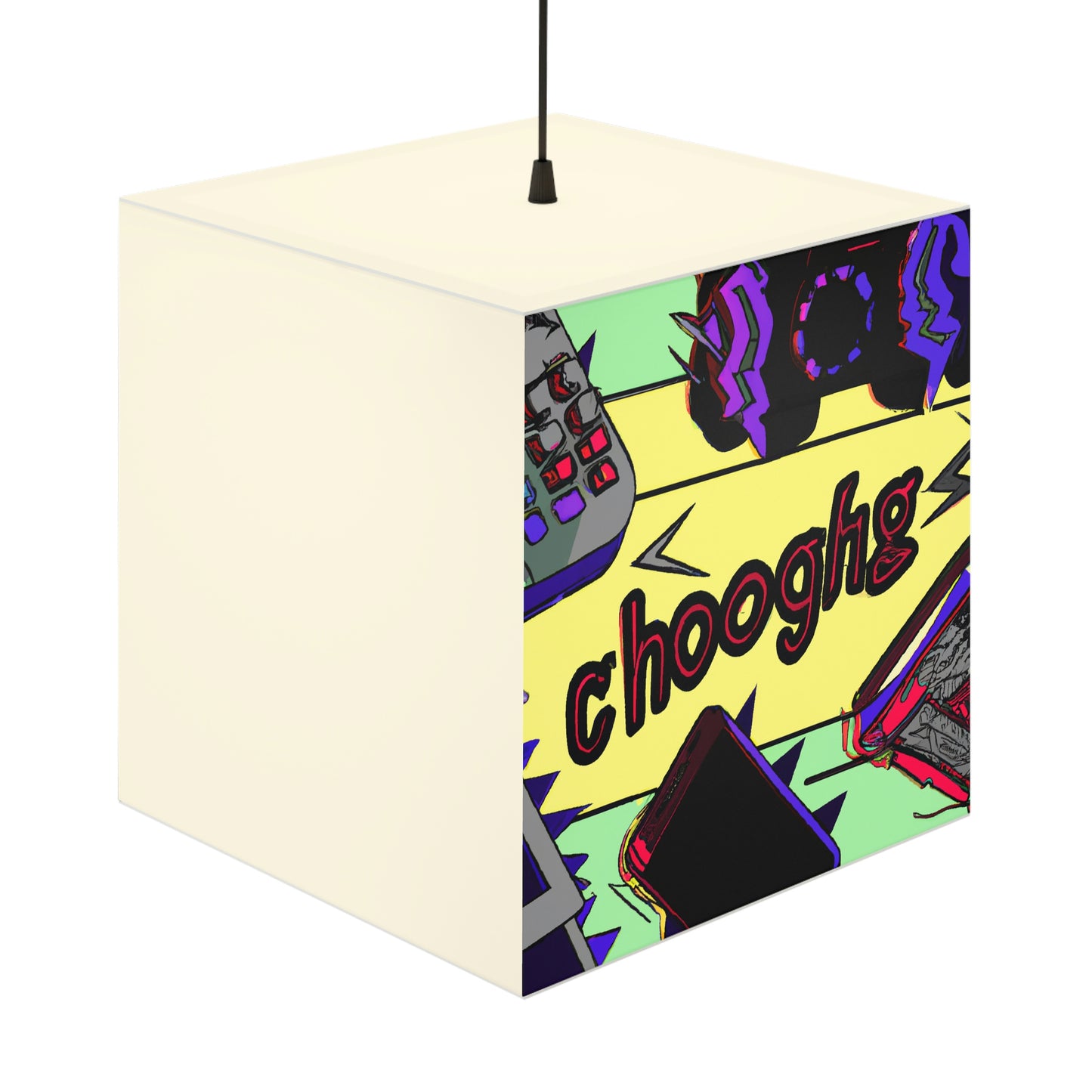 "Technicolor Tech Tales" - The Alien Light Cube Lamp