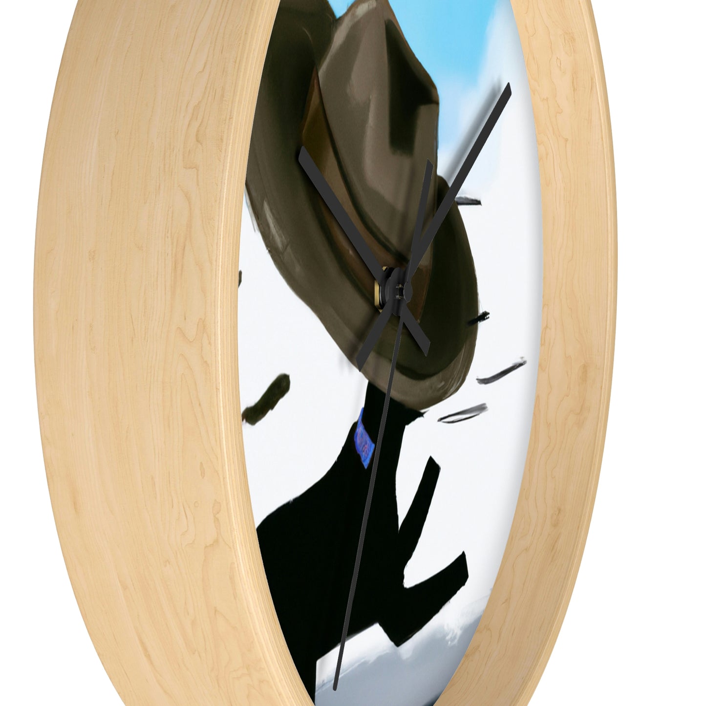 "The Hat Hunter" - The Alien Wall Clock