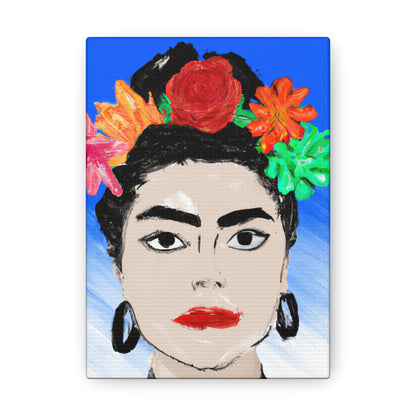 "Fiery Frida: Painting a Mexican Icon with Colorful Culture" - The Alien Canva