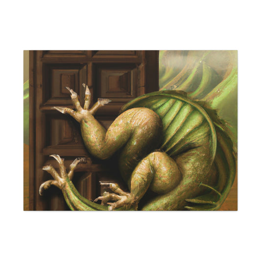 Guardian of the Hidden Door: The Slumbering Dragon - The Alien Canva