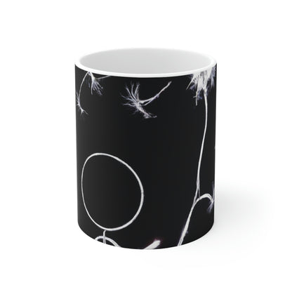 „A Dandelion Flicker in the Midnight Breeze“ – The Alien Keramiktasse 11 oz