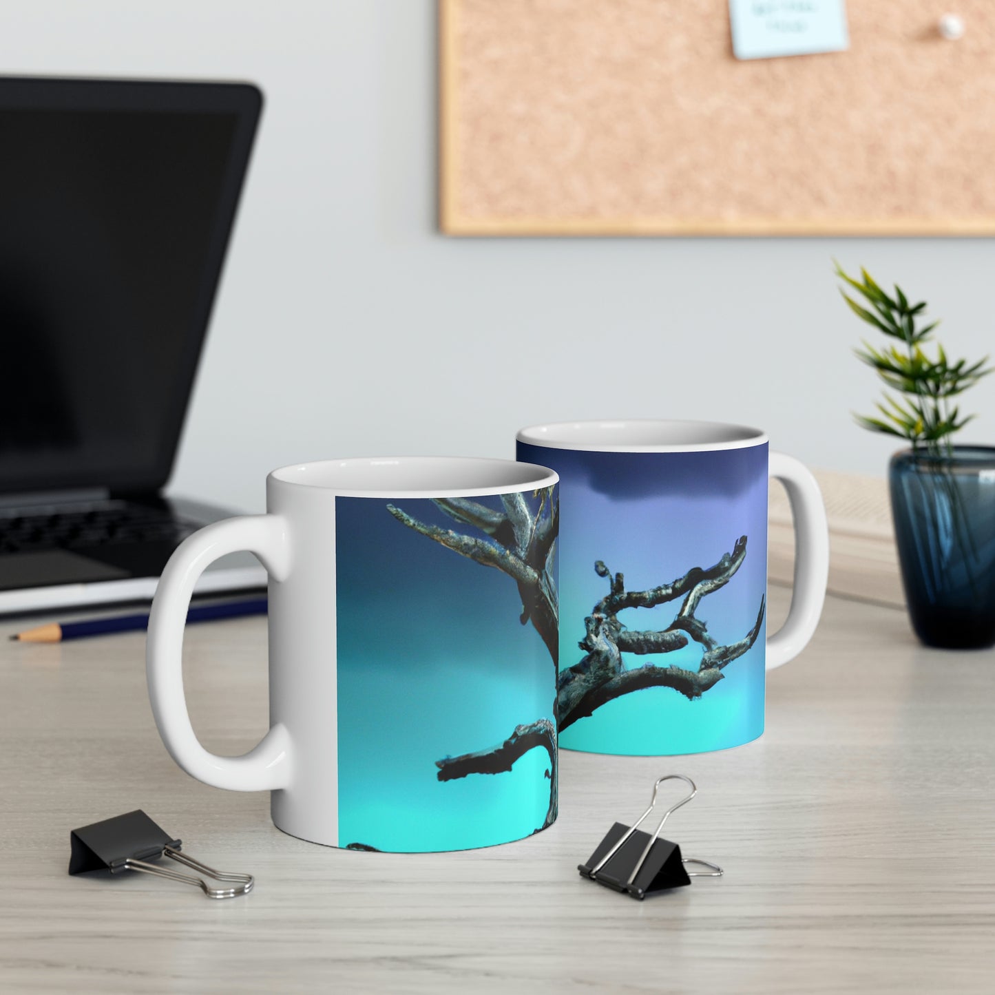 "Alone Against the Storm" - The Alien Taza de cerámica 11 oz