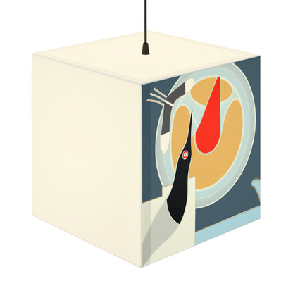 "A Salty Sea Tale: An Unexpected Encounter with an Unusual Creature" - The Alien Light Cube Lamp