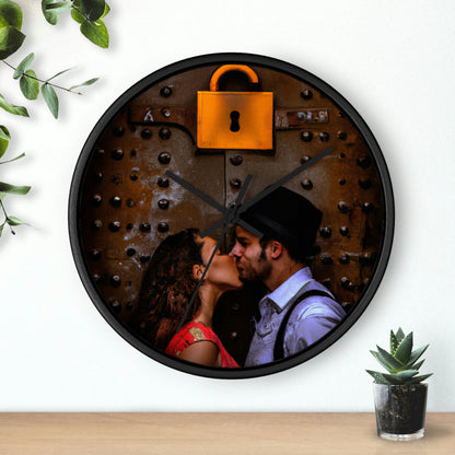 The Kissing Portal - The Alien Wall Clock