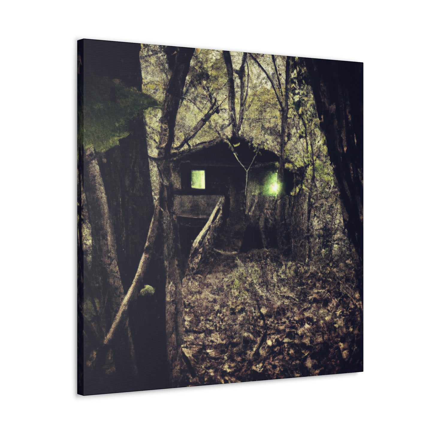 "Cursed Cabin in the Woods" - The Alien Canva