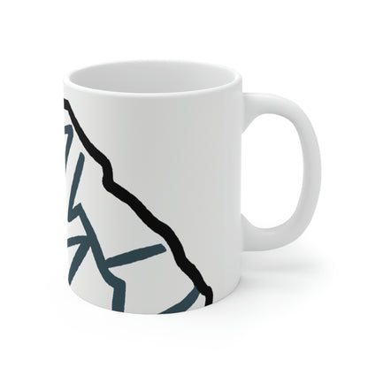 "Ascending the Summit" - The Alien Taza de cerámica 11 oz