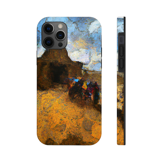 "Dusty Pilgrims at the Forgotten Shrine" - The Alien Tough Phone Cases