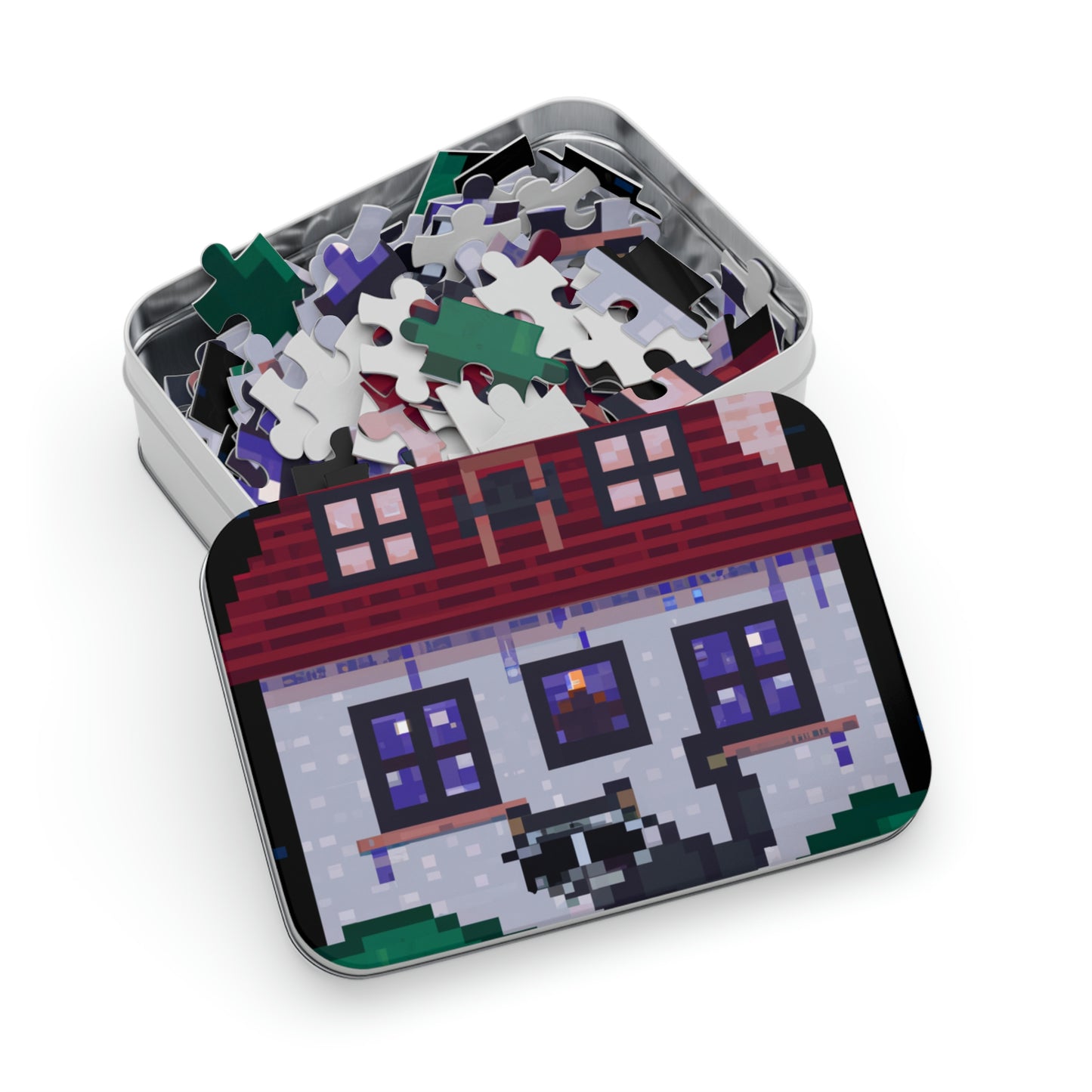 "Caper in the Mansion: A Raccoon's Adventure" - The Alien Jigsaw Puzzle