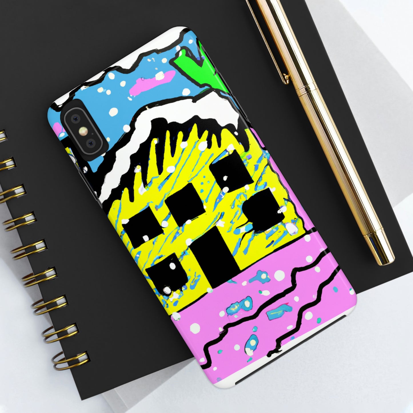 "Desolate Winter Dwelling" - Die Alien Tough Phone Cases