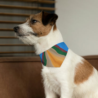 "Un rayo de esperanza" - El collar de bandana para mascota alienígena