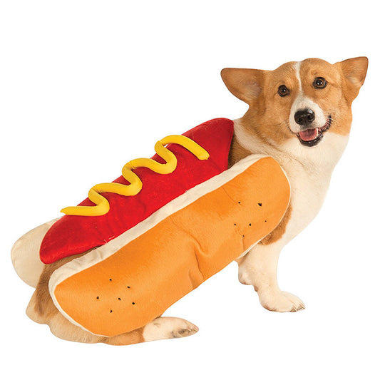 Lustige Halloween-Kostüme für Hunde, Welpen, Haustierkleidung, Hotdog-Design, Hundekleidung, Haustierbekleidung, zum Verkleiden, für Katzen, Partykostüm, Anzug