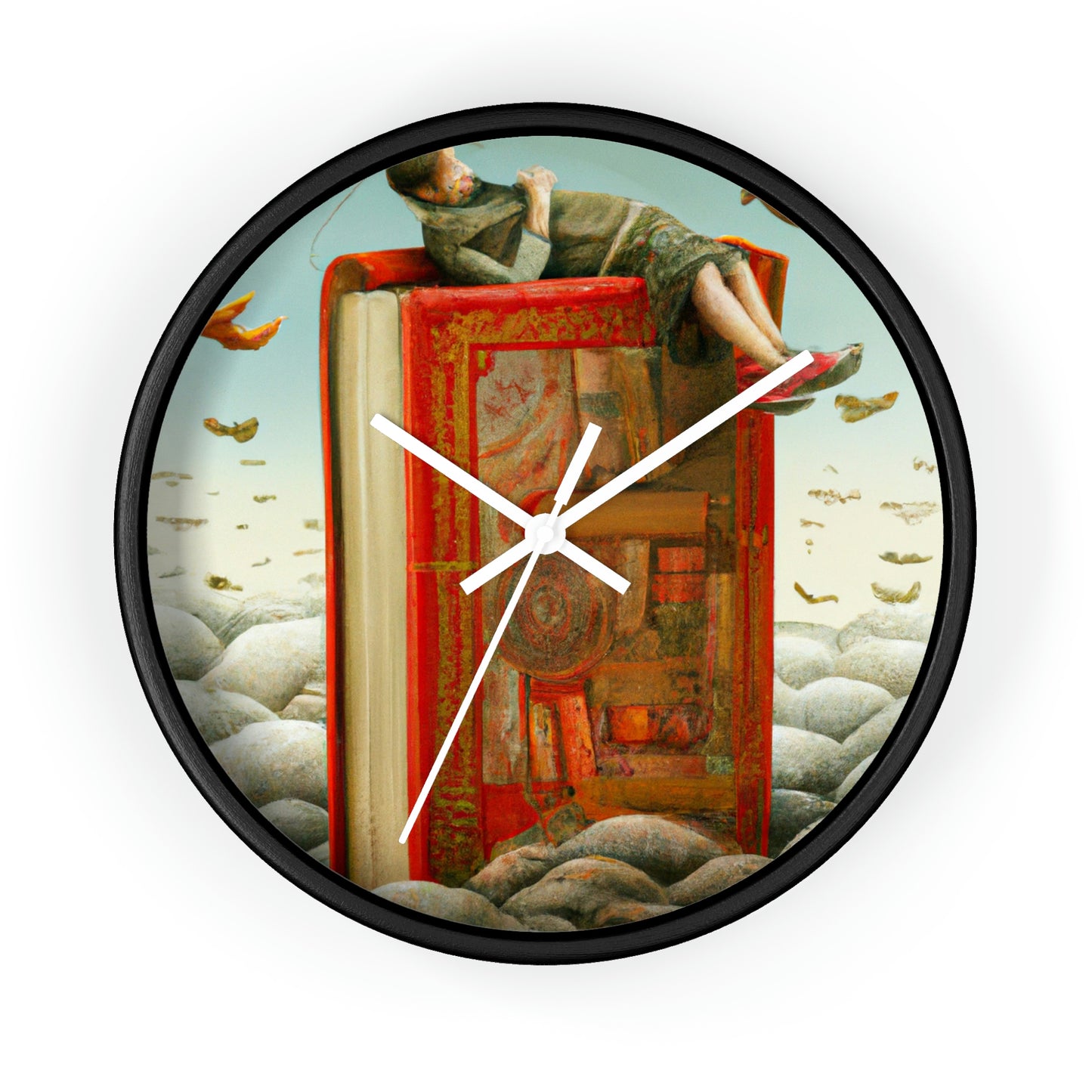 "Cradled by Knowledge" - The Alien Wall Clock