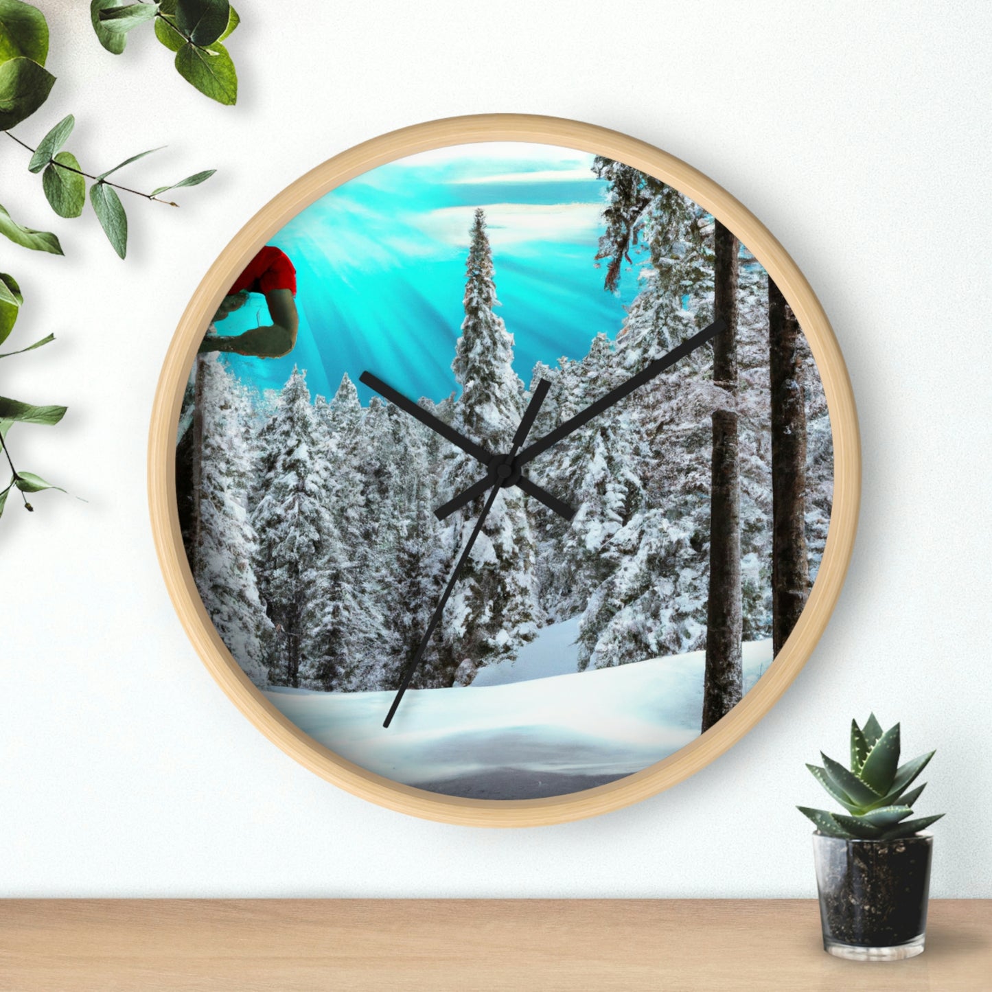 "Frostbitten Hero" - The Alien Wall Clock