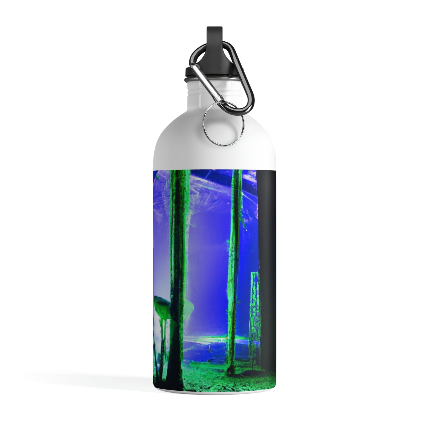 "The Ethereal Woods Beneath the Ruined Factory" - The Alien Stainless Steel Water Bottle