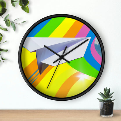 "A Flight of Color" - The Alien Wall Clock