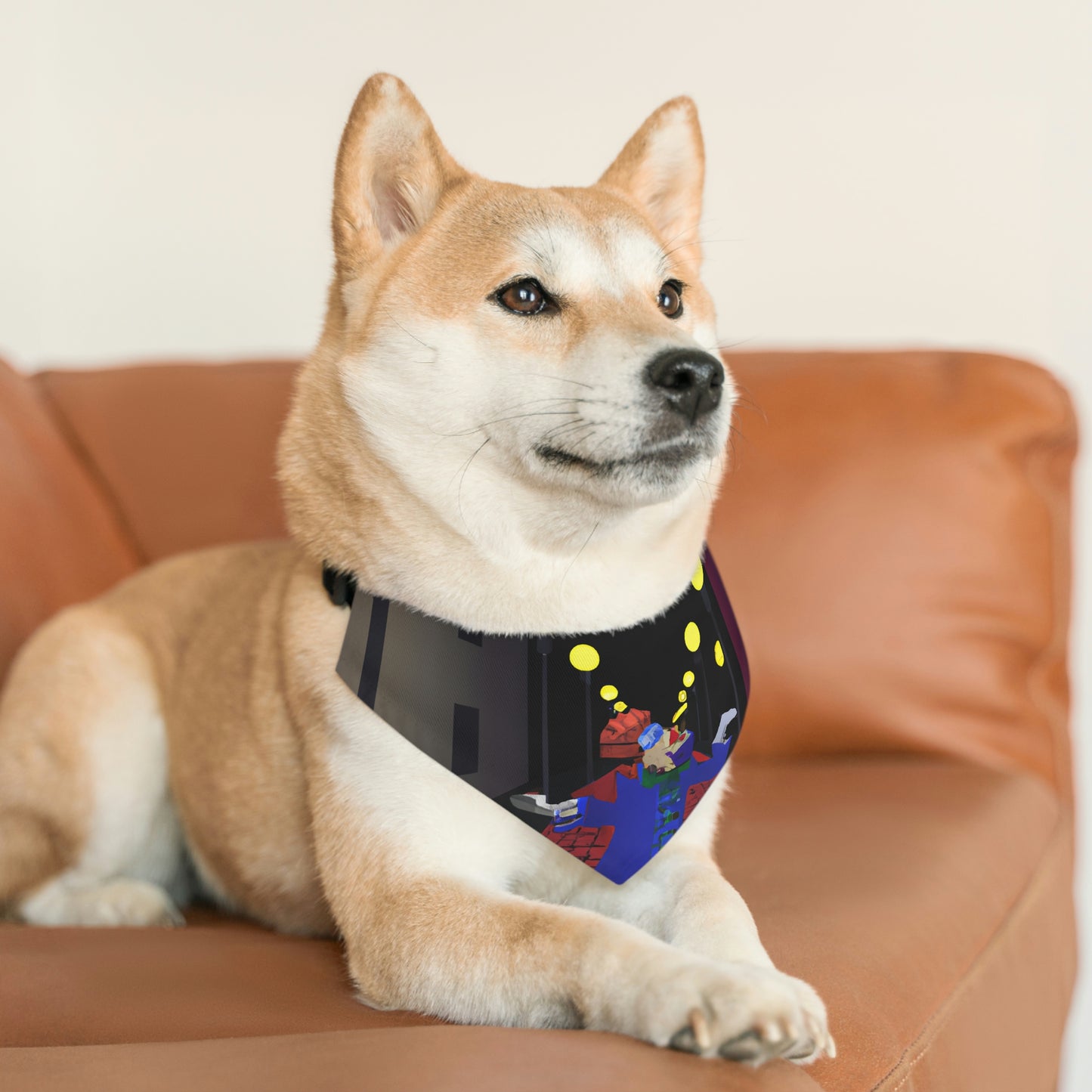 "Alley Star Juggler" - The Alien Pet Bandana Collar