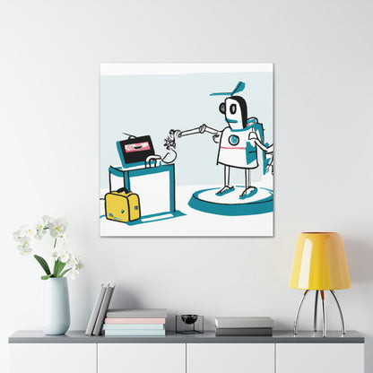 "La excursión del robot que cambia de forma" - The Alien Canva