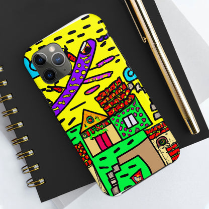 "A Slumbering Village of the Soaring Dragon" - The Alien Tough Phone Cases